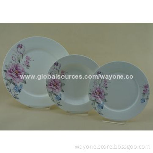 12oz Earthware Ceramic Mug with Flower Design, Fashion and Straight Shape, Passed FDA and SGS
